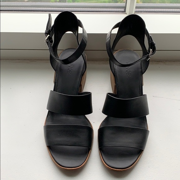 Vince Frida block heel sandals 8.5